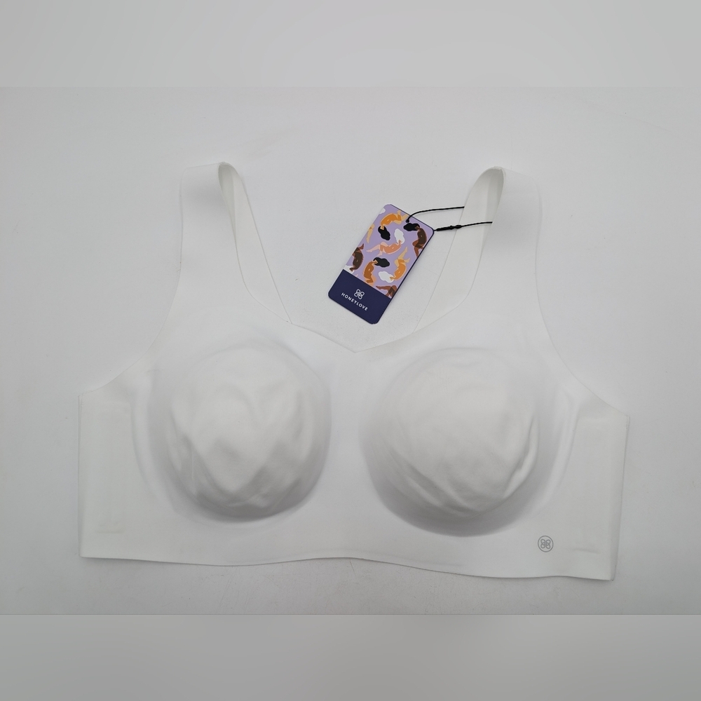 New Honeylove Sz 42 C/D | 2X White Shapewear Breathable Sculpting Bra - Picture 8 of 16